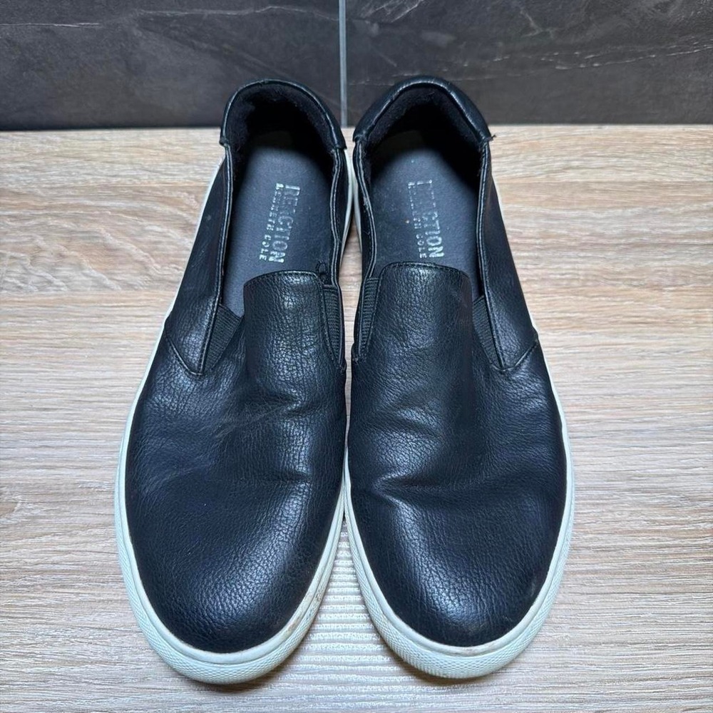 Kenneth Cole Reaction Drive Secaucus Black Slip On Sneakers Womens 6.5M